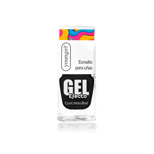 Y.G. – ESMALTE EFECTO GEL SOY AVENTURERA Nº23 (NEGRO)