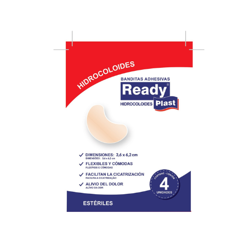 BANDITAS READYPLAST HIDROCOLOIDE TALÓN 4un