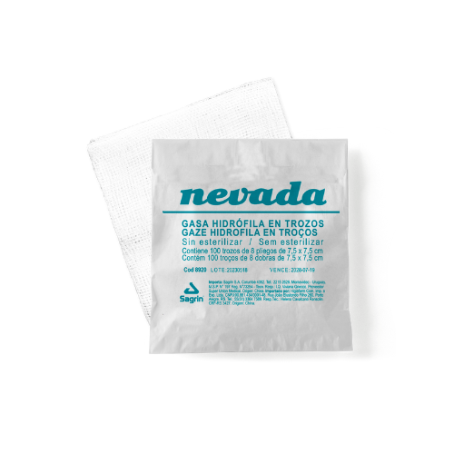 COMPRESA GASA 14 H. S/EST.7,5X7,5 x100U
