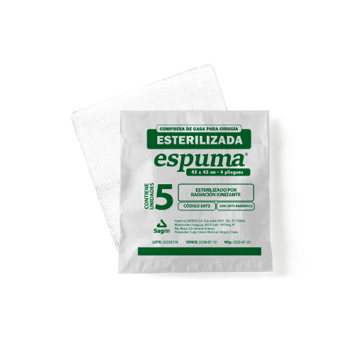 COMPRESA DE GASA P/CIRUGIA