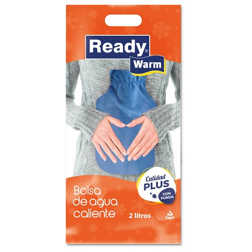 BOLSA DE AGUA READY WARM PLUS 2 lt. C/FUNDA