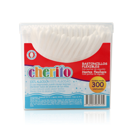 BASTONC. ALG. CHERITO CAJA x300 uni.