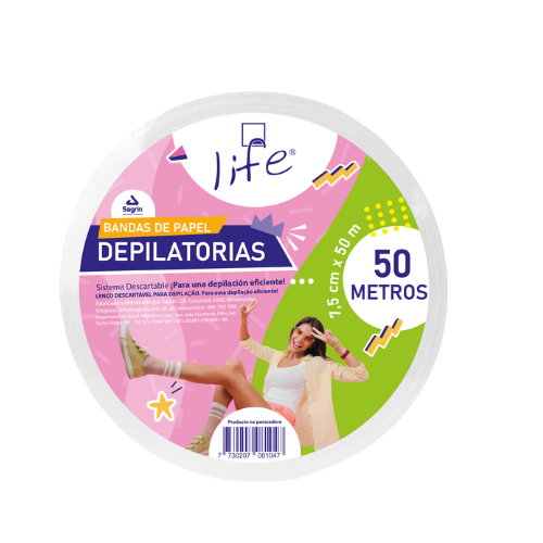 LIFE ROLLO DE PAPEL DEPILATORIO x50 MTS