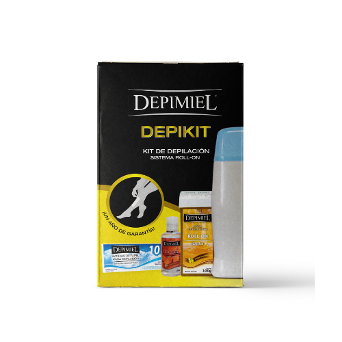 KIT DE DEPILACIÓN (ROL + BANDA X 10, ACEITE, APLIC Y CD)