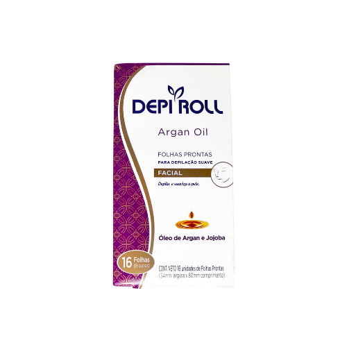 DEPIROLL BANDAS FACIALES ARGAN DOBLES X8