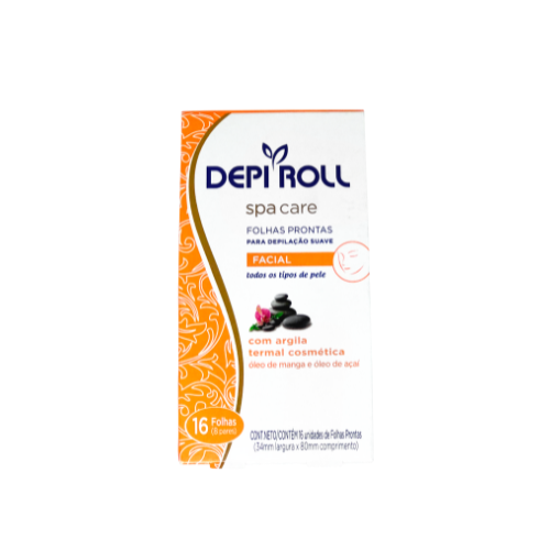 DEPIROLL – BANDAS FACIALES SPA CARE X8 DOBLE(NARANJAS)