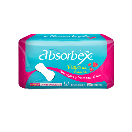 ABSORBEX – PROTECTOR DIARIO POCKET x 15 UNID.