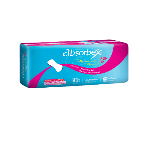 ABSORBEX – PROTECTOR DIARIO POCKET x 60 UNID.