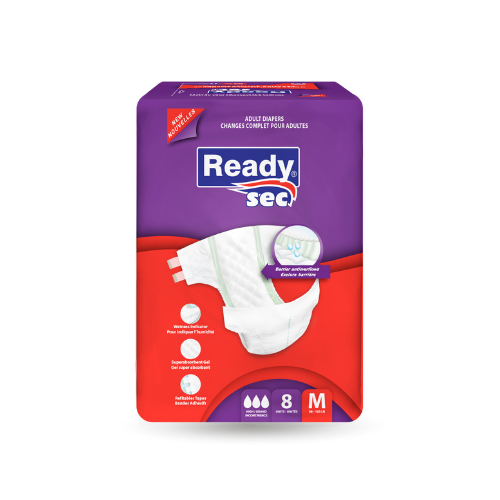 Pañal READYSEC Elastizado Medio x 8