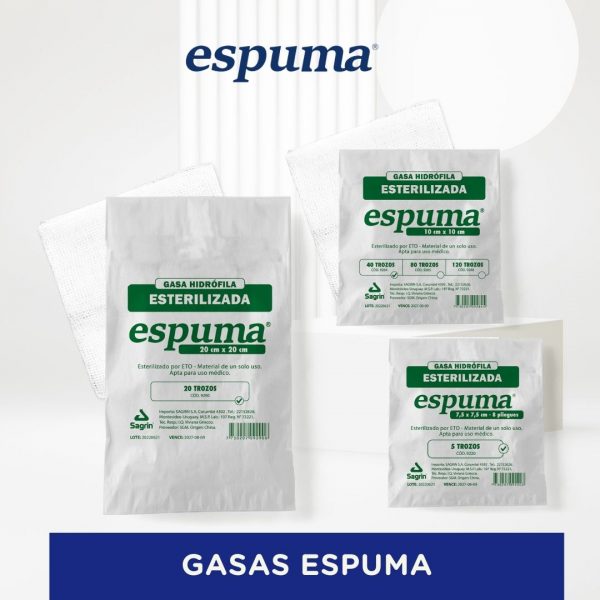 Gasa Estéril Espuma